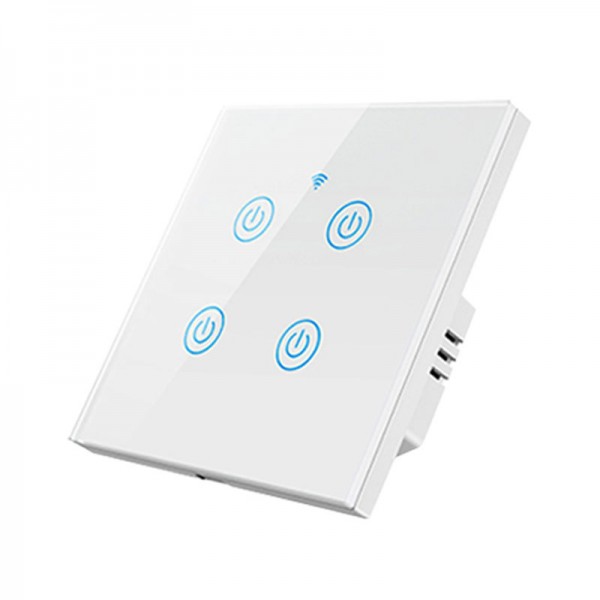 R-SW41 4’lü Wi-Fi Kablosuz Akıllı Dokunmatik Anahtar 