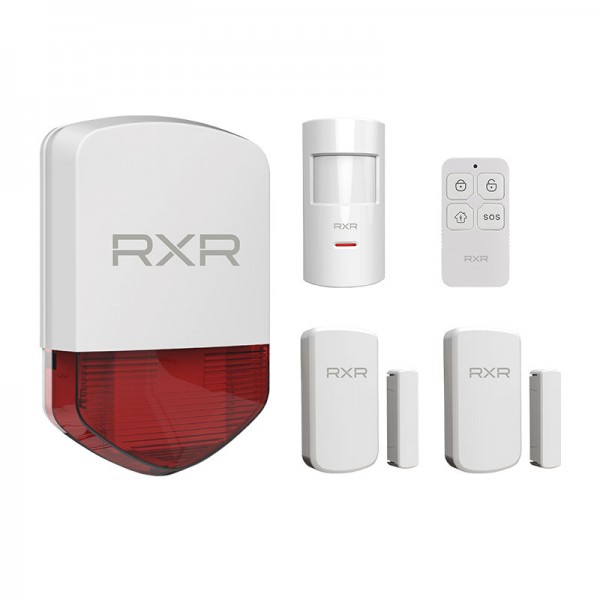 H-10-WF RXR Kablosuz Dış ortam Sirenli Wifi Alarm Seti 